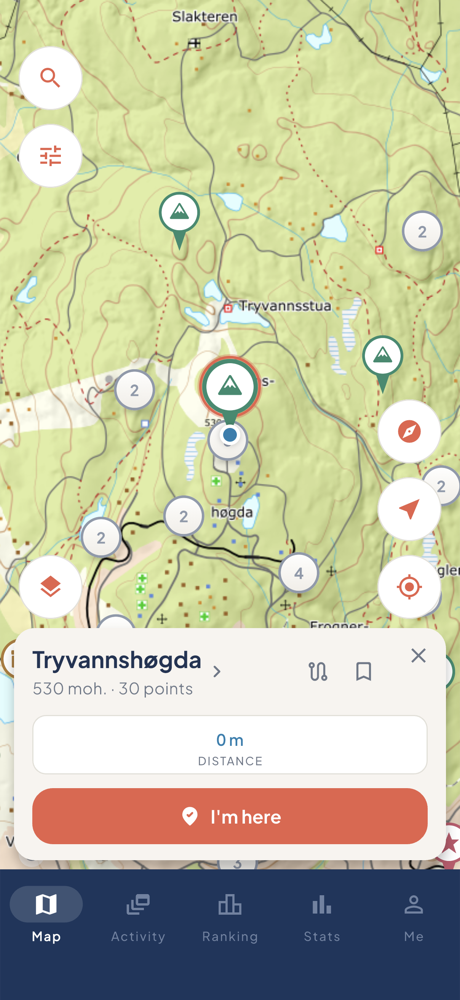 The map in Turfangst